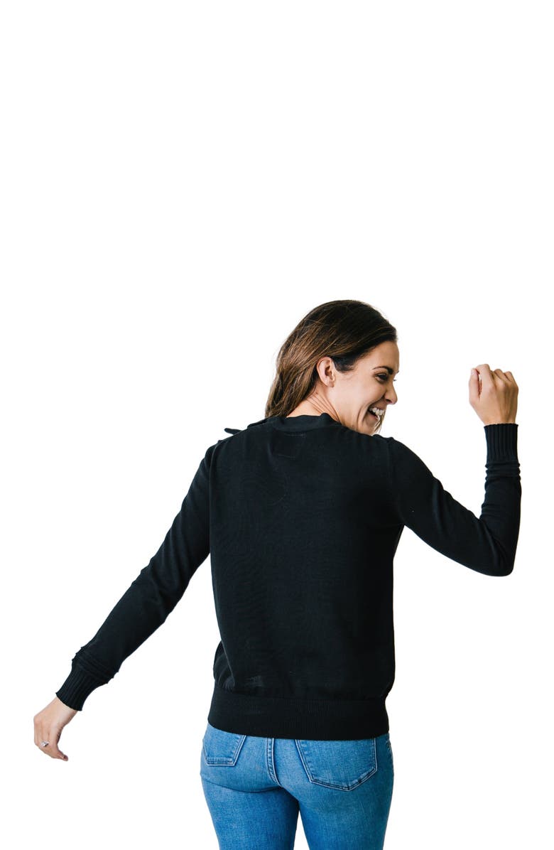 Hope & Henry Women's Tie-Neck Sweater, Alternate, color, 