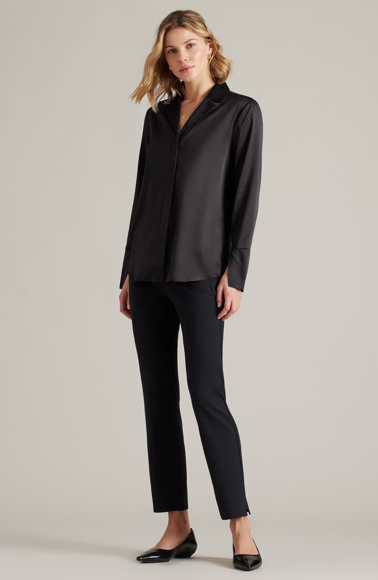 Rhone Notch Collar Party Blouse, Alternate, color,