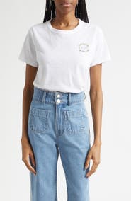 Veronica Beard Carla Embroidered T-Shirt