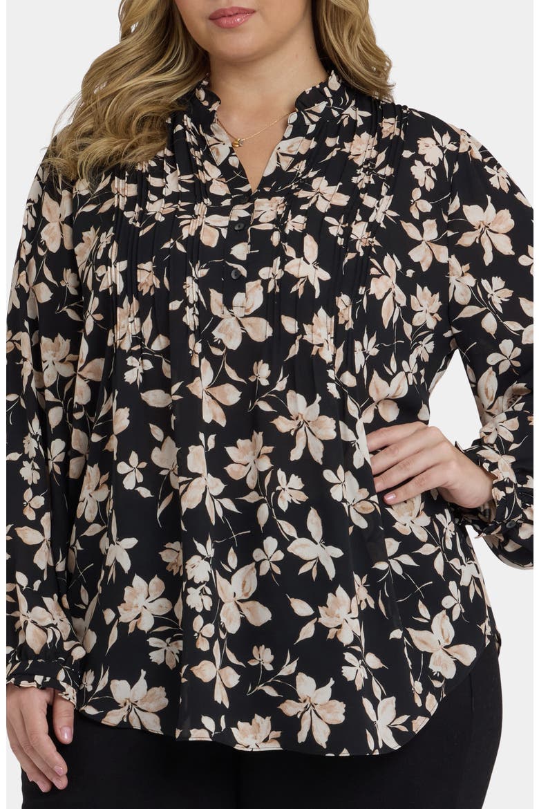Pleat Front Tunic Top, Main, color, CLAUDETTE