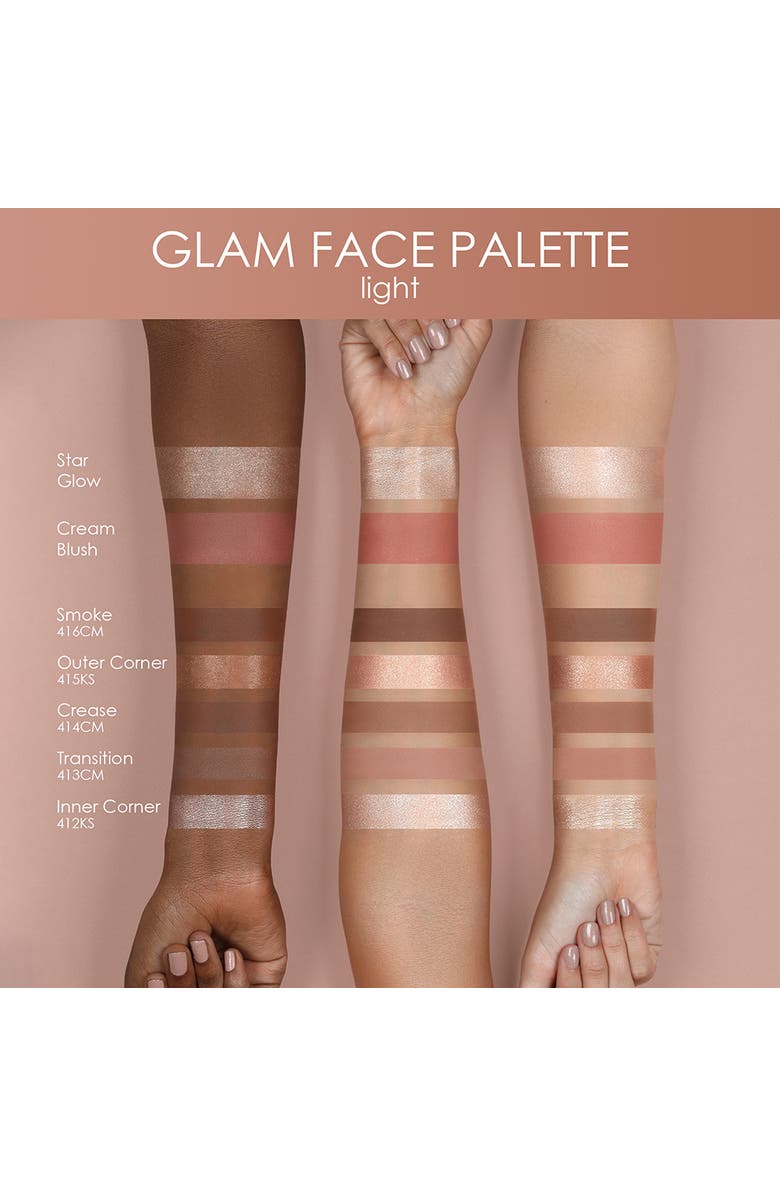 Natasha Denona Glam Face Palette - Light, Alternate, color, 