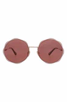61mm Round Sunglasses