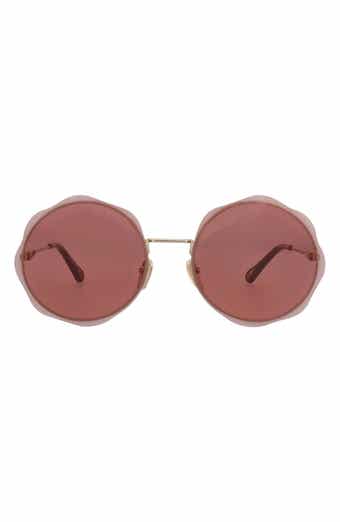 61mm Round Sunglasses