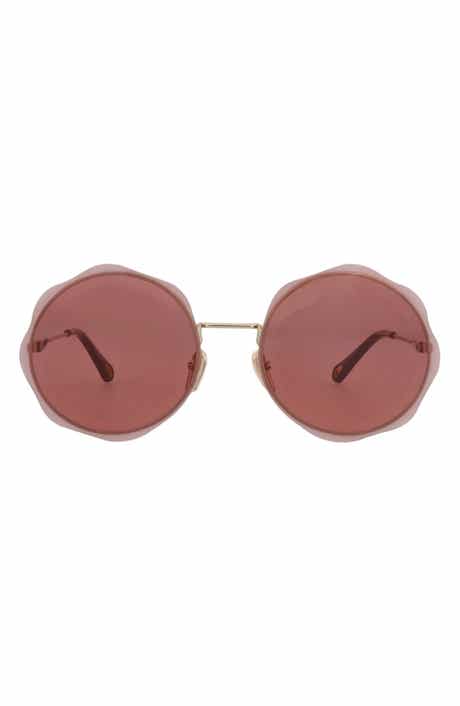 61mm Round Sunglasses