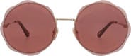 Chloé 61mm Round Sunglasses