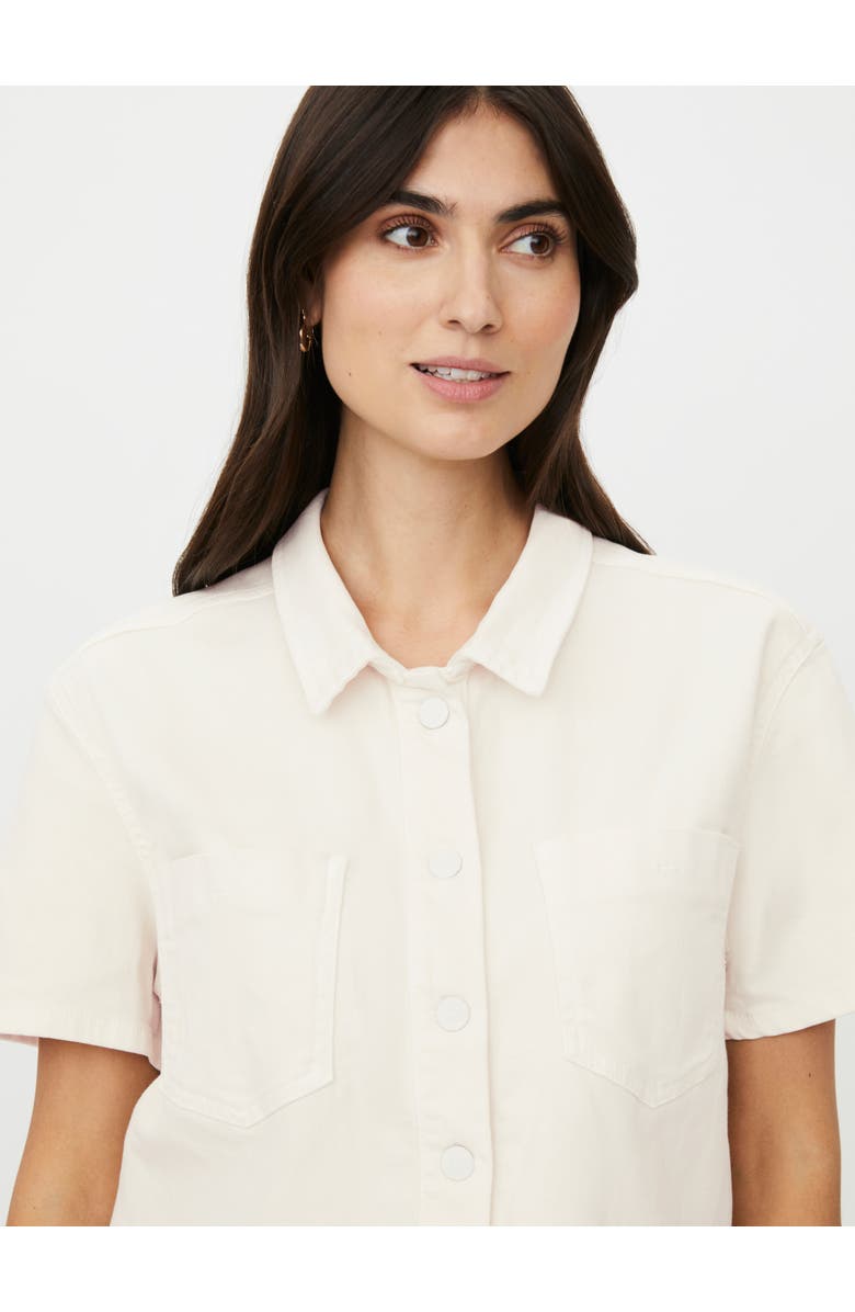 Masai Copenhagen MaIvonelle Cropped Shirt, Alternate, color, Jet Stream