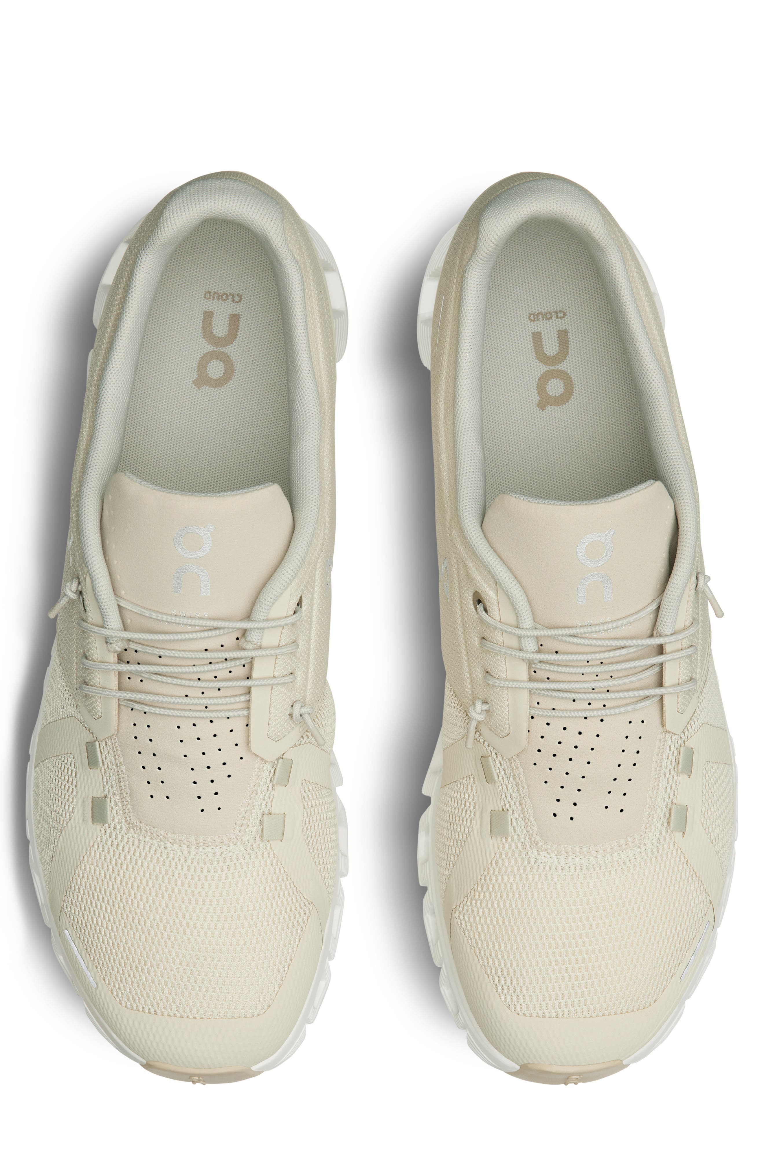Cloud 5 Running Shoe, Alternate, color, CREAM/SAND