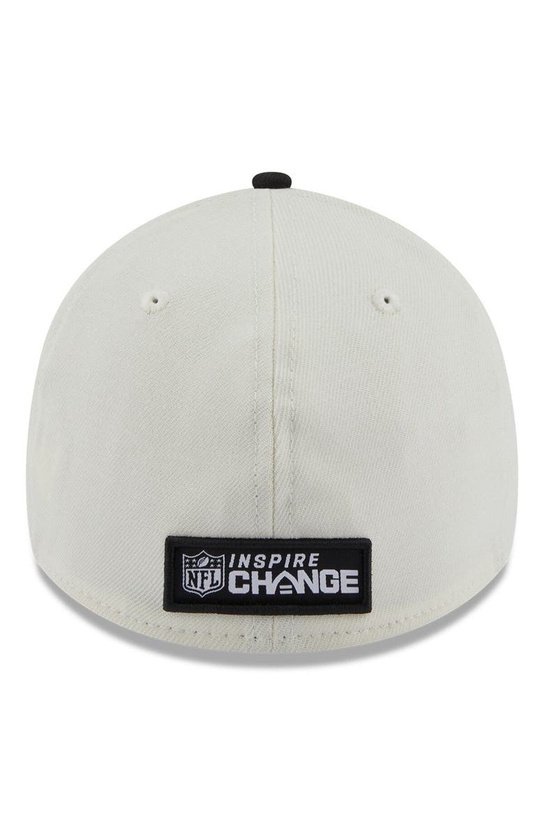 New Era Men's New Era Cream/Black Arizona Cardinals 2022 Inspire Change  39THIRTY Flex Hat, Alternate, color, 