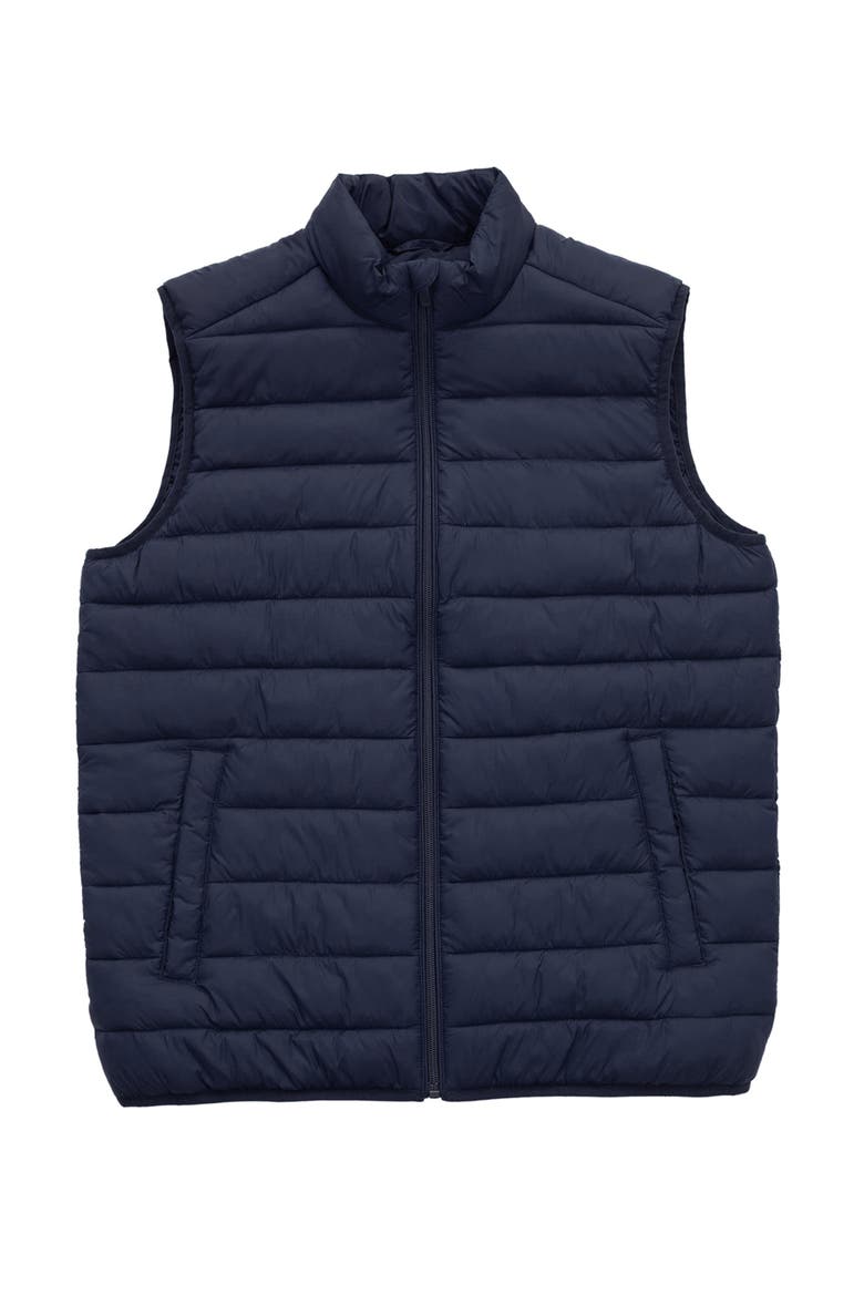 Lightweight Puffer Vest, Alternate, color, Navy