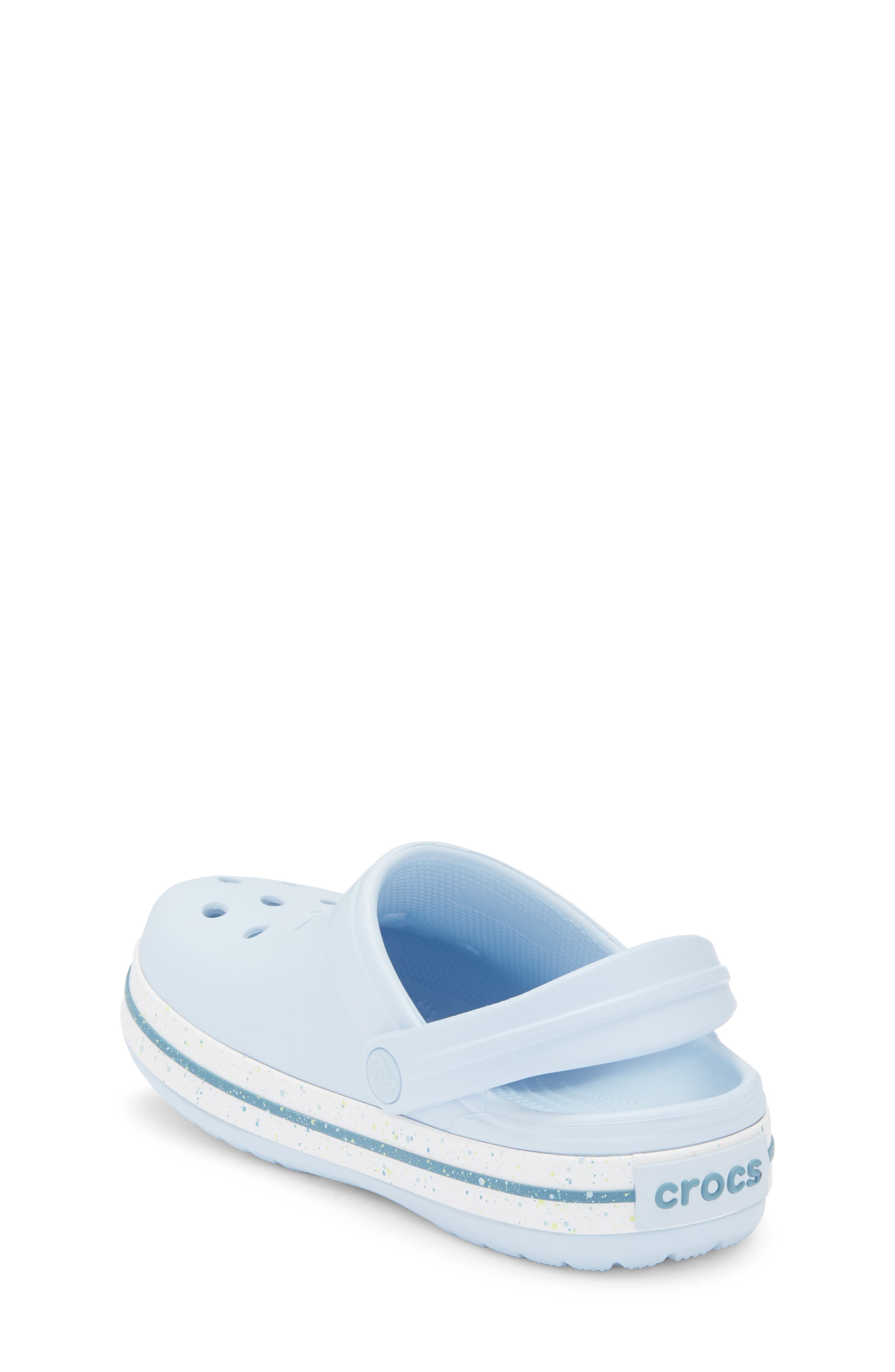 CROCS Kids' Crocband Speckled Band Clogds, Alternate, color, Blue Frost