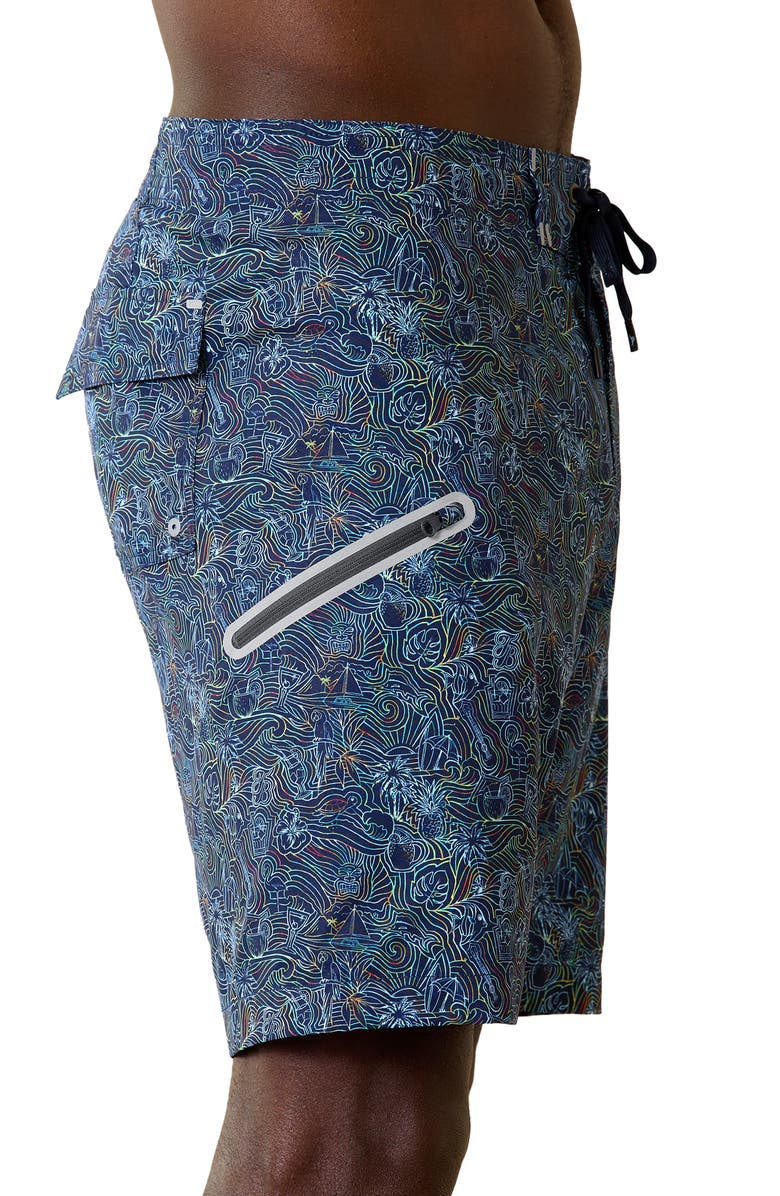 Tommy Bahama Molokai Board Shorts, Alternate, color, Deep Space