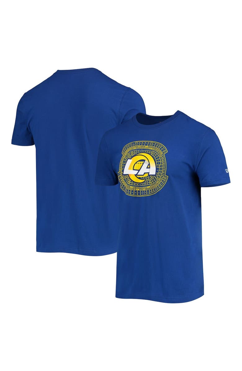 New Era Men's New Era Royal Los Angeles Rams Stadium T-Shirt, Main, color, Royal