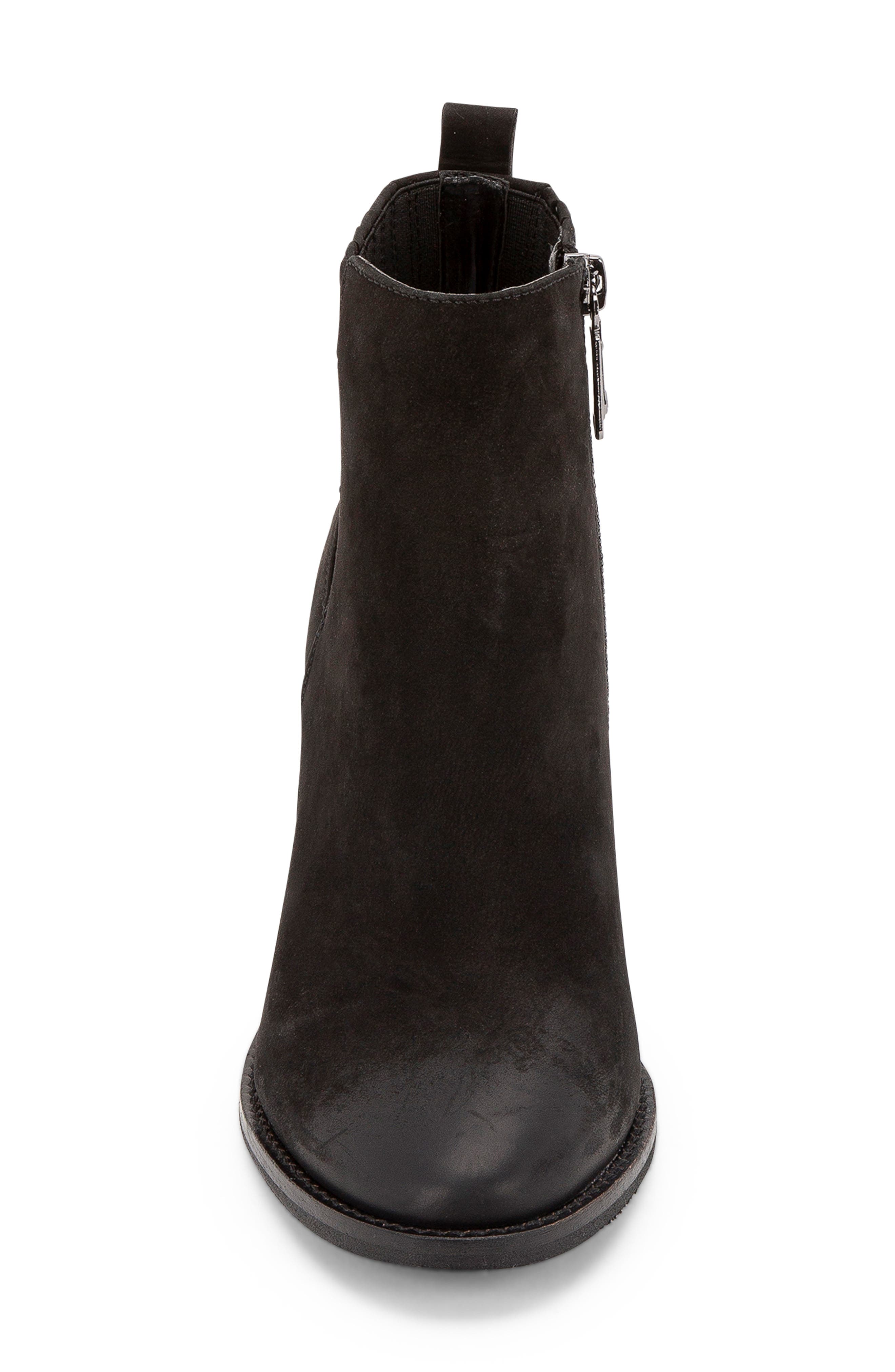 Noa Waterproof Bootie, Alternate, color, BLACK NUBUCK
