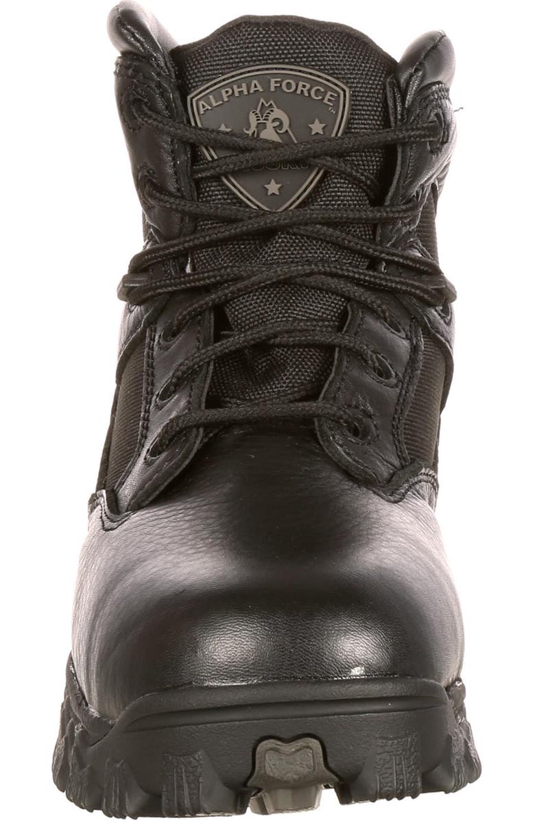 Rocky Composite Toe Waterproof Duty Boot, Alternate, color, Black