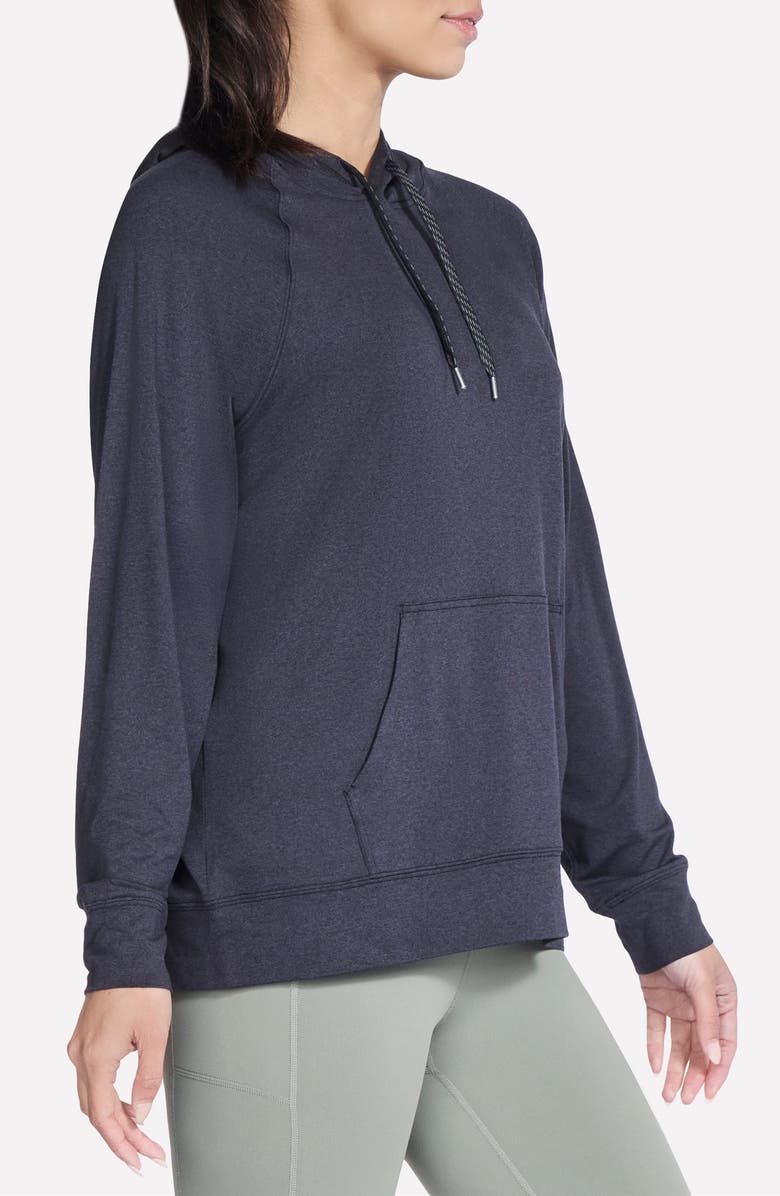SKECHERS SKECHDREAM<sup>™</sup> Hoodie, Alternate, color, Black/ Charcoal