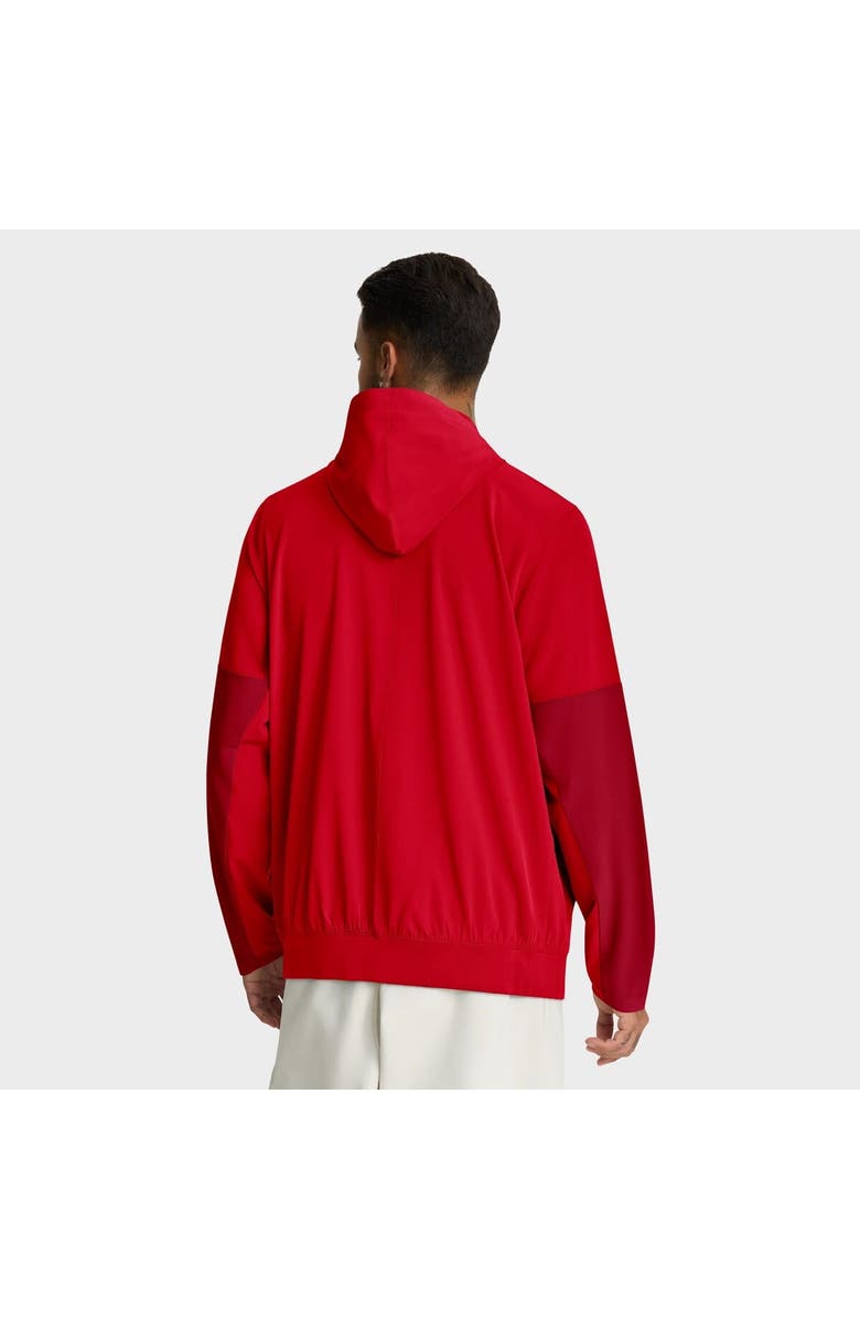 Nike Men's Nike Red Georgia Bulldogs Anorak Half-Zip Hoodie Jacket, Alternate, color, Red