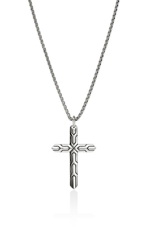 Icon 50 Cross Pendant Necklace