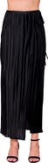 MELLODAY Pleat Side Tie Knit Maxi Skirt