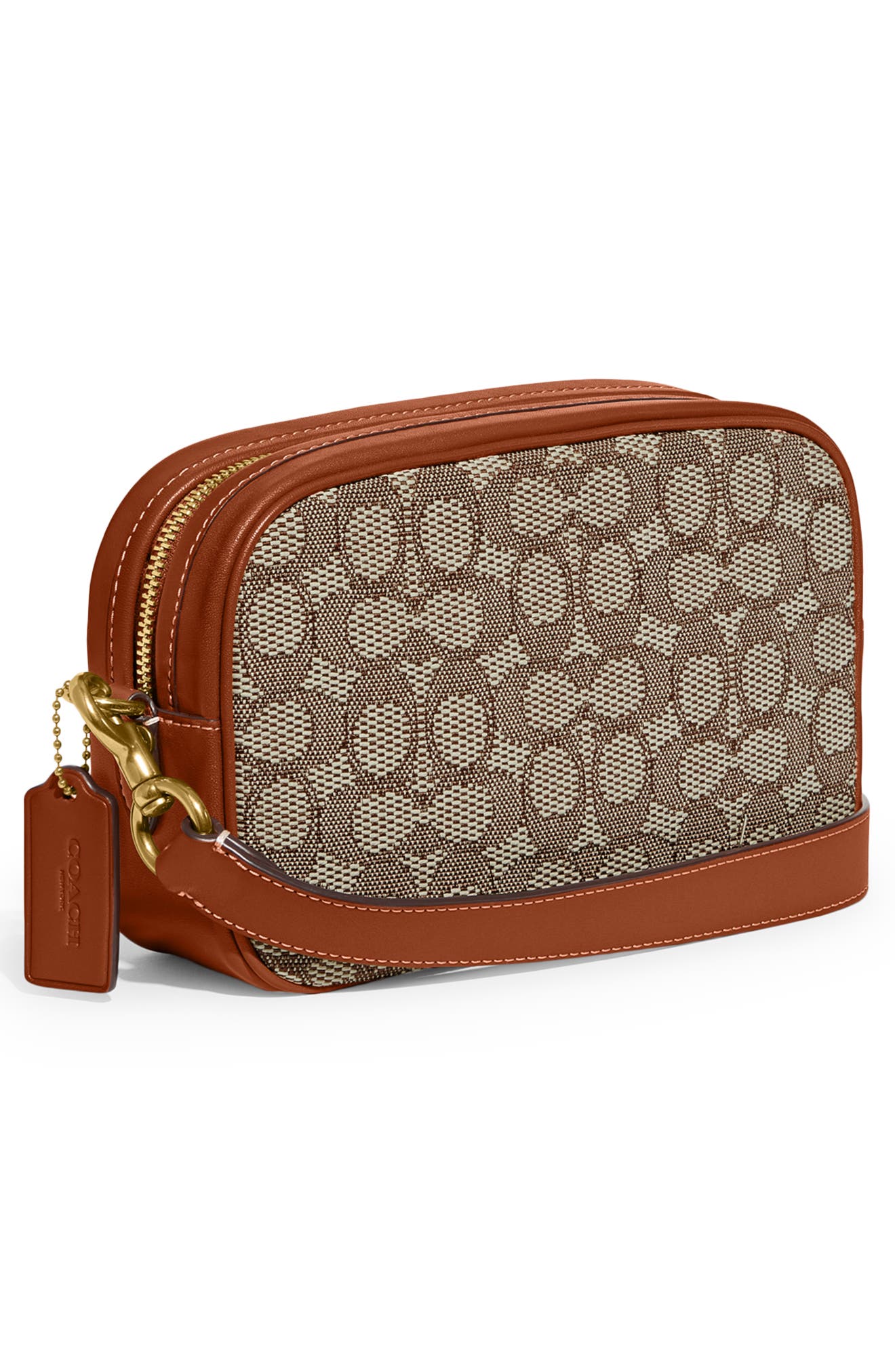 COACH Signature Jacquard Camera Bag, Alternate, color, 