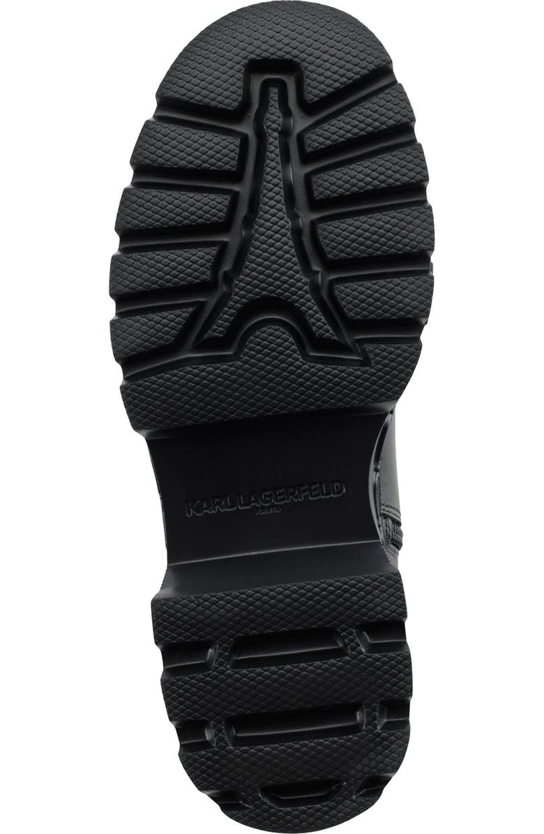 KARL LAGERFELD PARIS Latisha Lug Sole Bootie, Alternate, color, Black