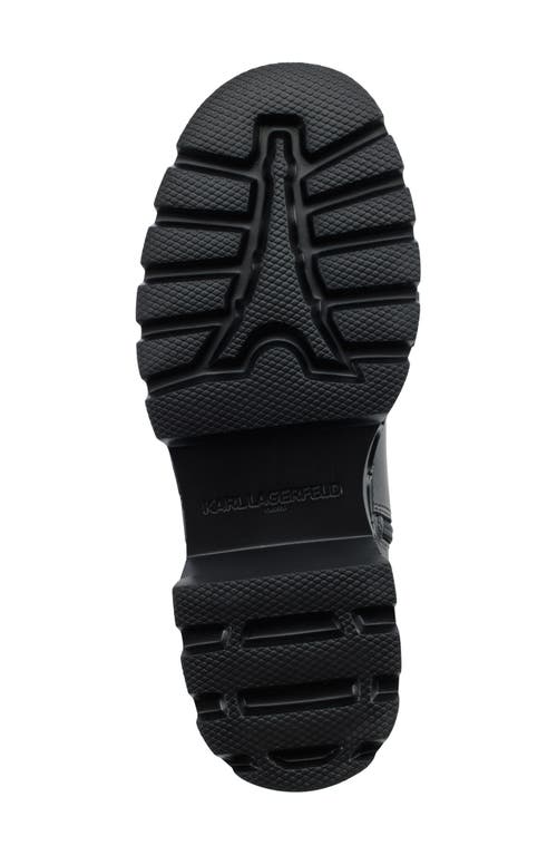 Karl Lagerfeld Paris Latisha Lug Sole Bootie In Black