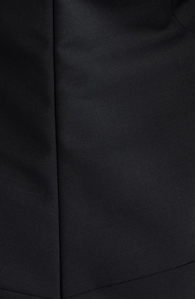 Givenchy Bow Bustier Wool & Mohair Minidress, Alternate, color, Black