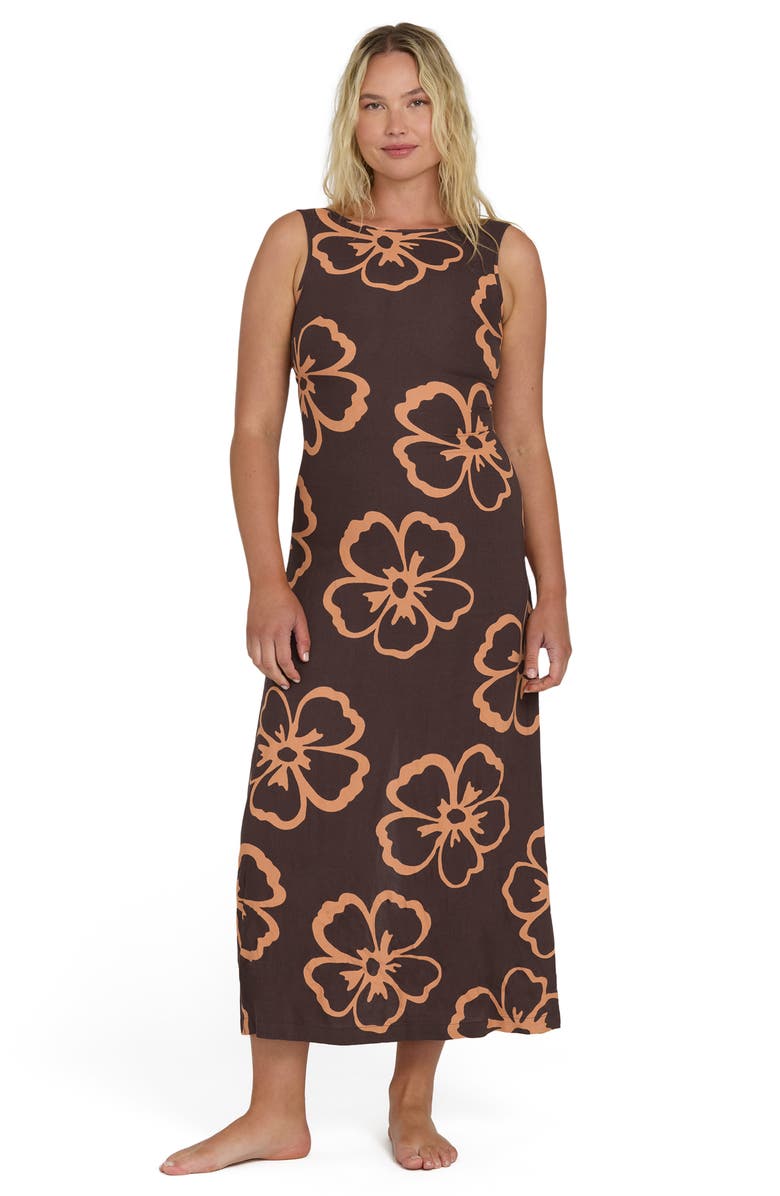 Billabong Sunkissed Maxi Dress, Alternate, color, Teak