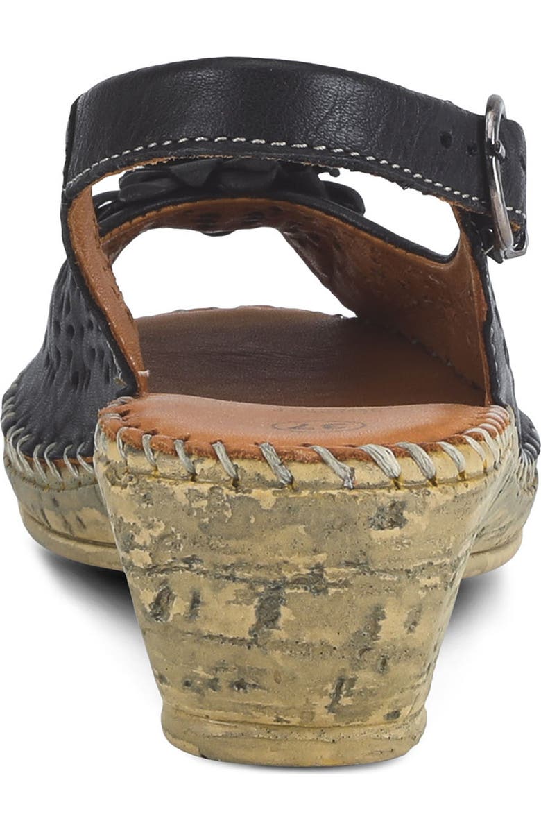 Spring Step Belford Slingback Sandal, Alternate, color, Black Leather