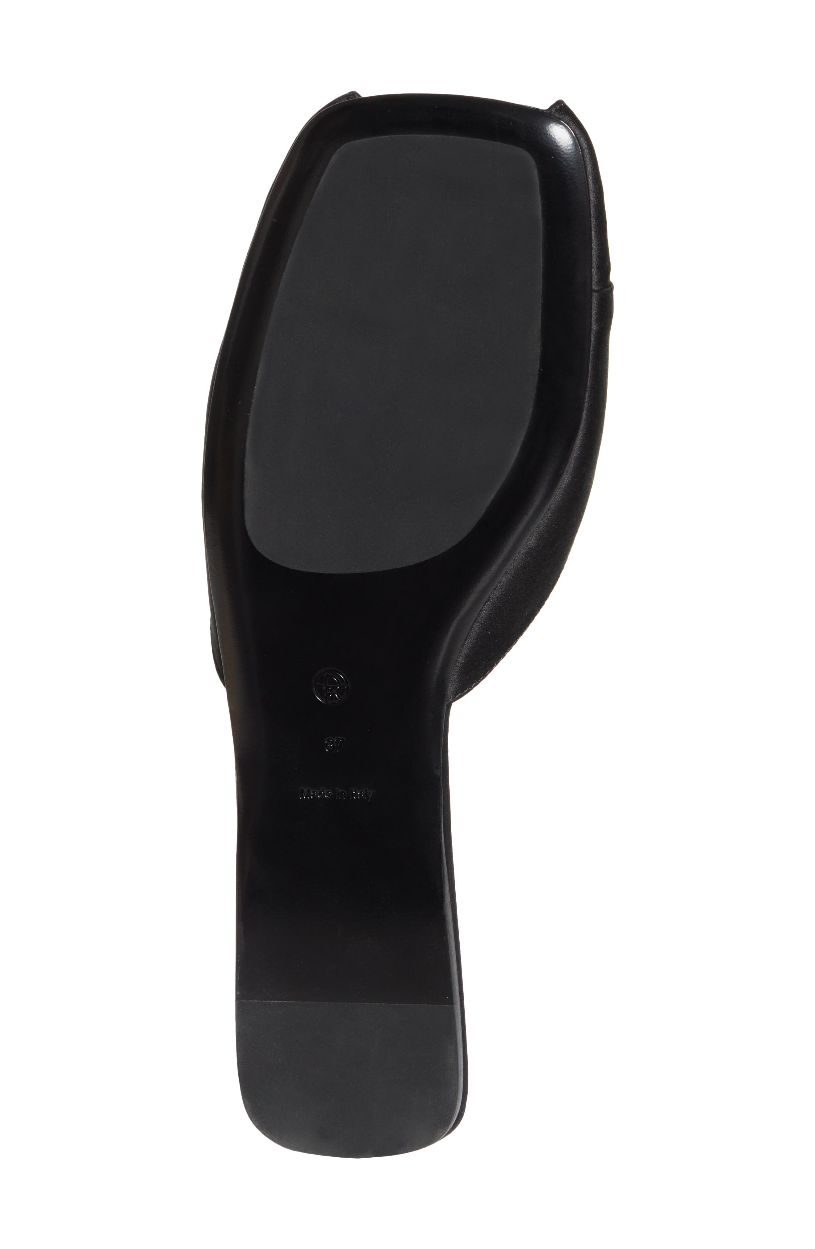 The Row Milla Satin Slide Sandal, Alternate, color, 