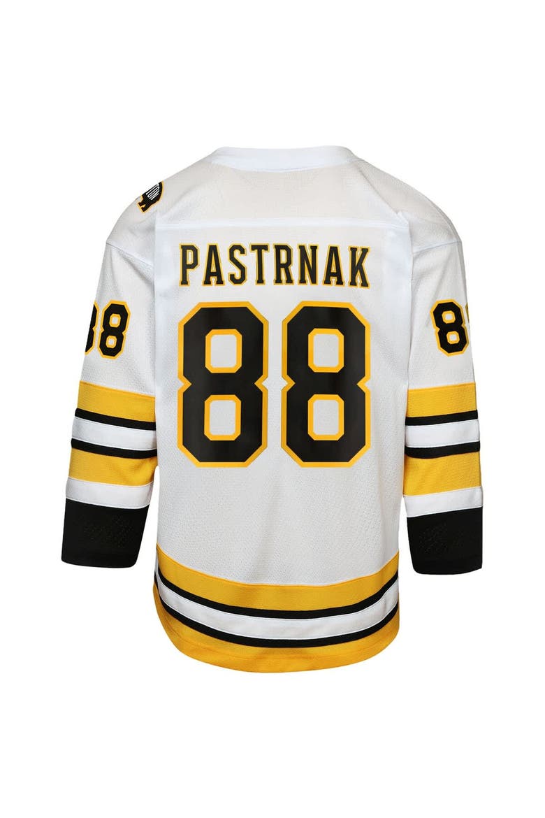 Youth David Pastrnak White Boston Bruins Home Replica Player Jersey, Alternate, color, White
