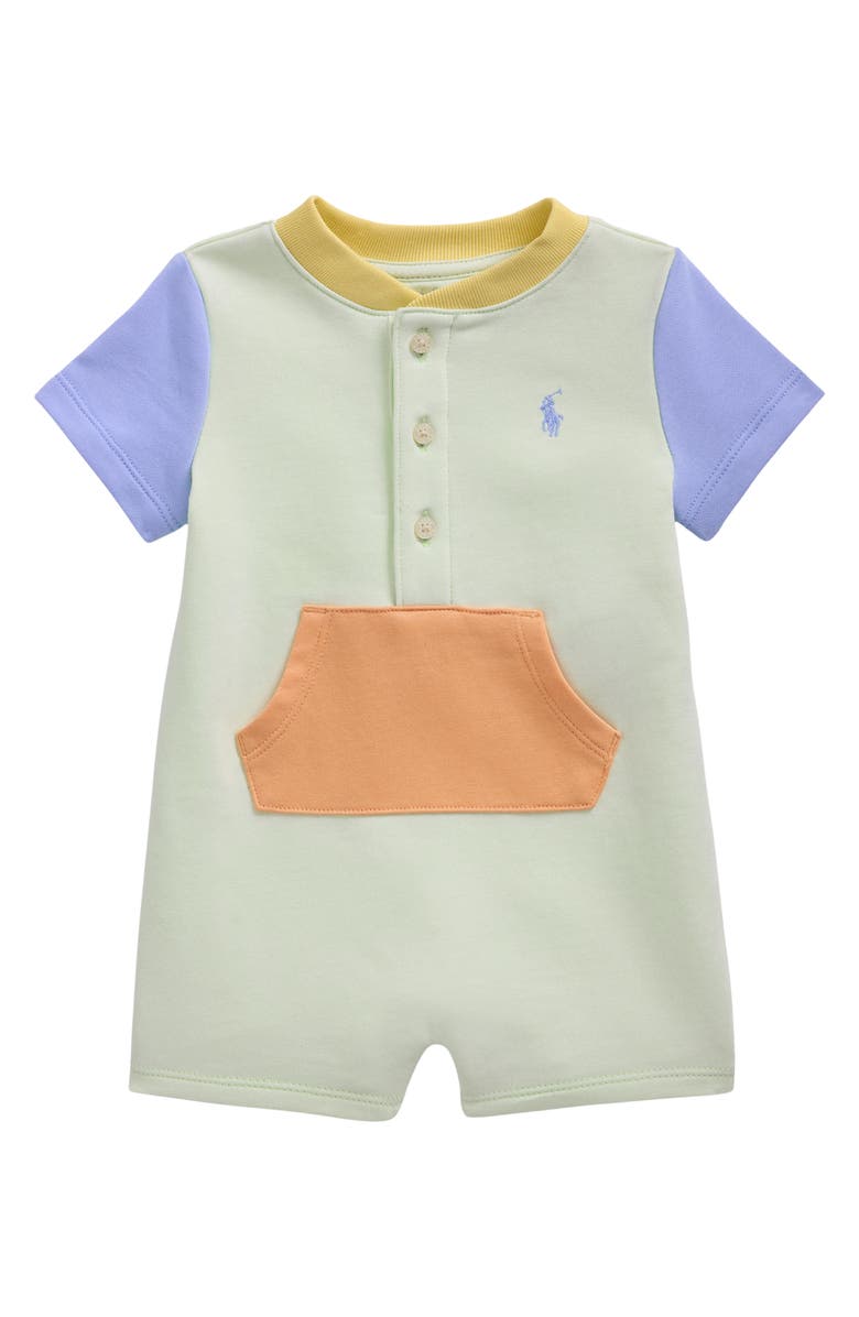 Ralph Lauren Easy French Terry Romper, Main, color, 