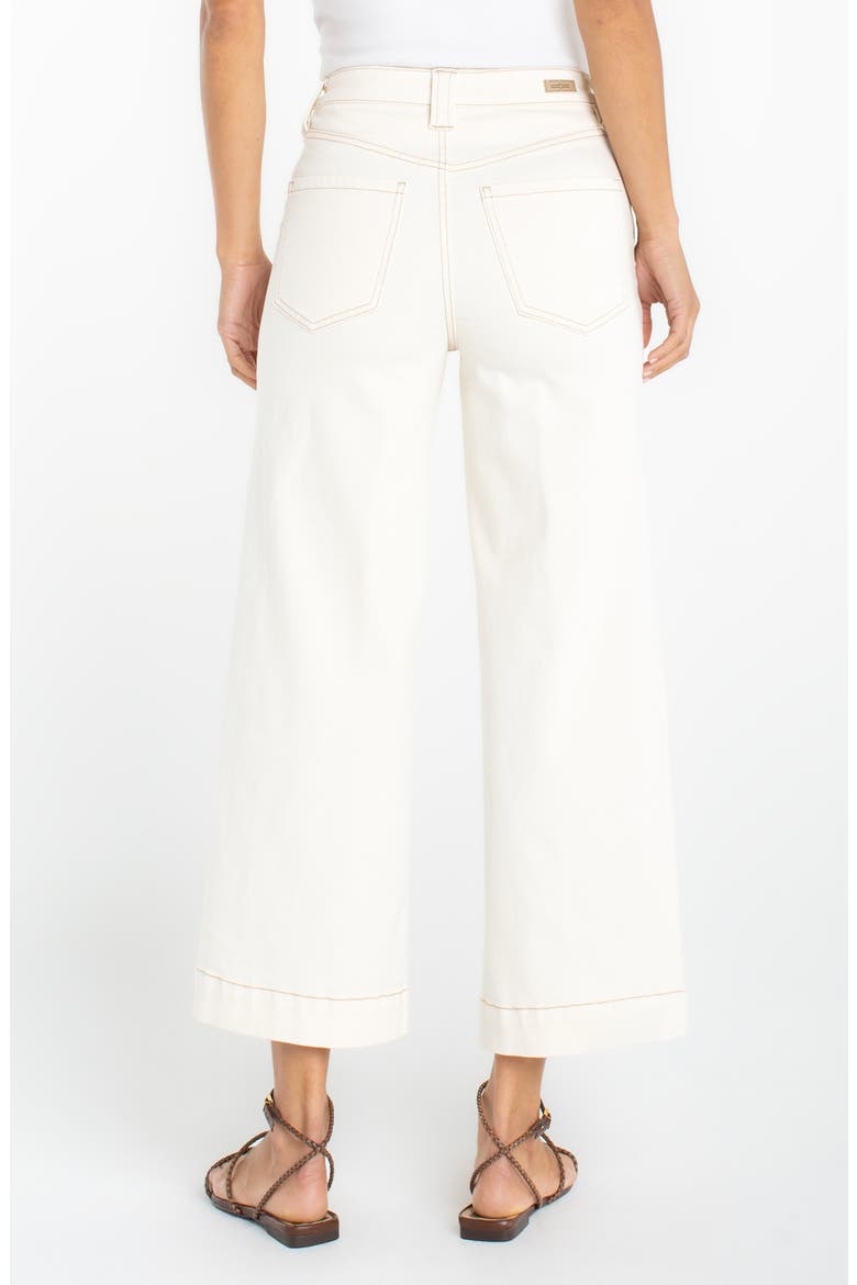 Stride Patch Pocket High Waist Crop Wide Leg Jeans, Alternate, color, SEASIDE DUNES