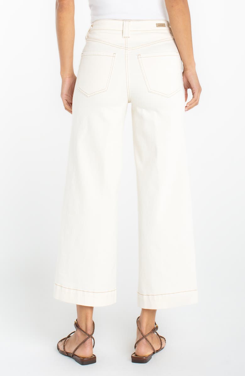 Liverpool Stride Patch Pocket High Waist Crop Wide Leg Jeans, Alternate, color, Seaside Dunes