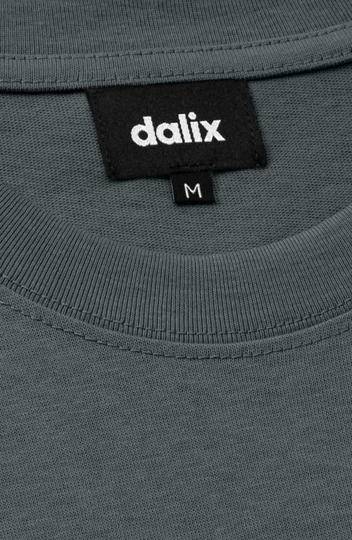 Dalix Mens Lil Matcha Heavy Weight Cotton Tee