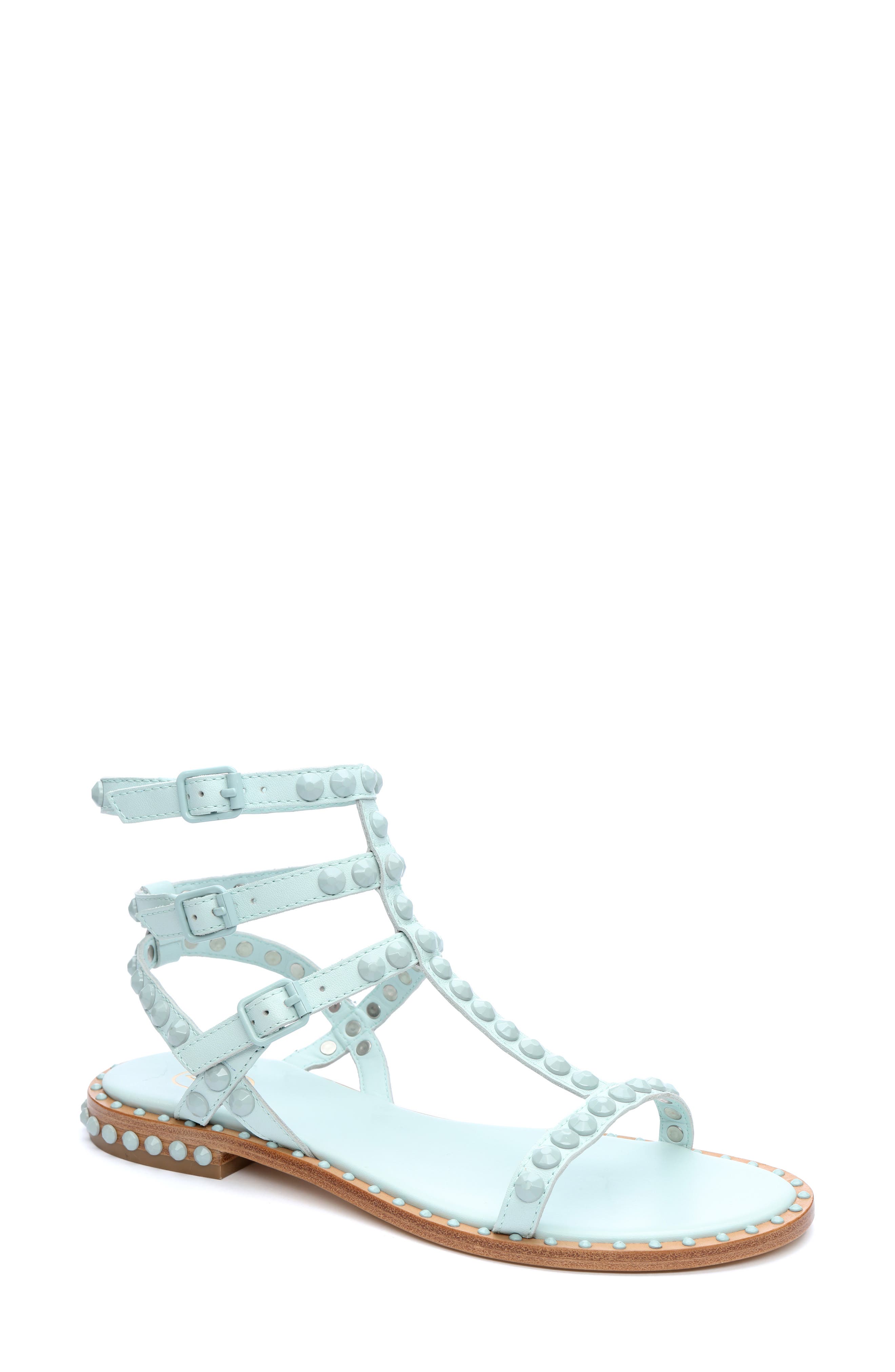 Ash Play Bis Sandal, Main, color, Misty Blue