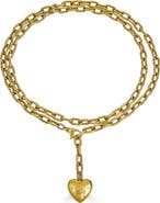 Loni Paul Jewelry Long Heart Necklace