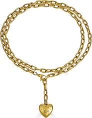 Loni Paul Jewelry Long Heart Necklace