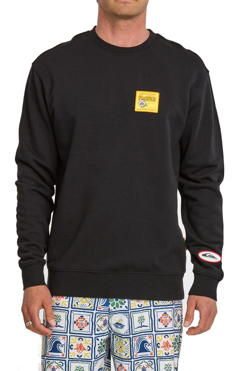 Quiksilver x Pacifico Crewneck Sweatshirt, Main, color, 
