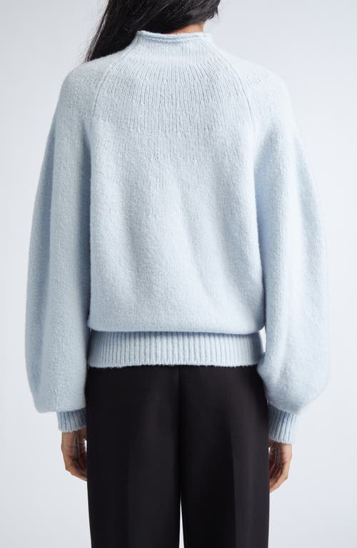 Proenza Schouler Cashmere Blend Funnel Neck Sweater In Blue