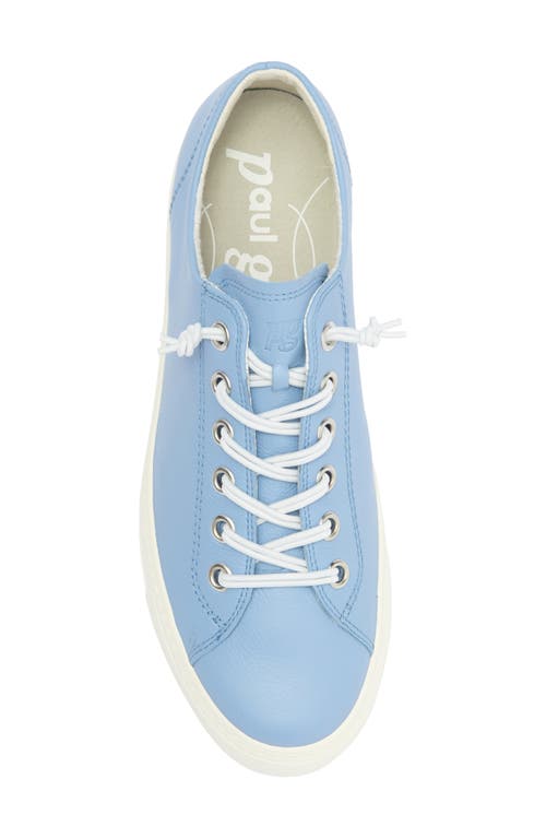 Paul Green Hadley Platform Sneaker In Sky Leather