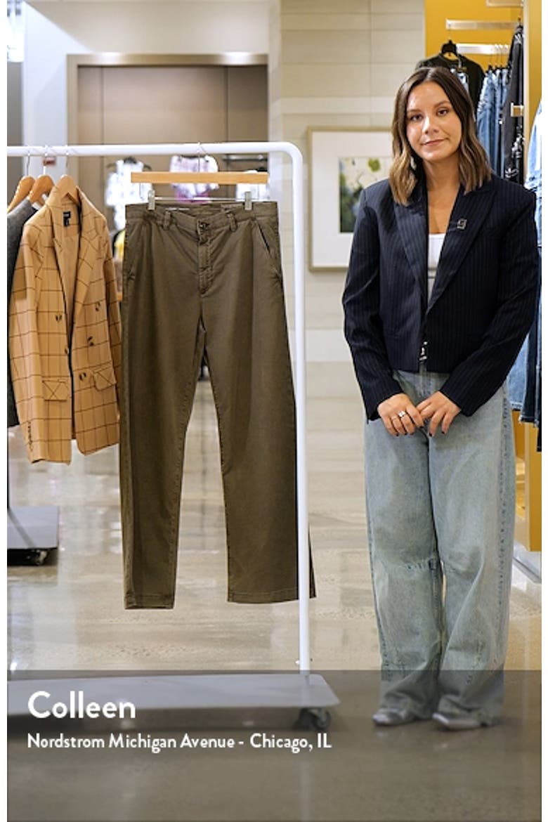 Caden Wide Leg Twill Pants video