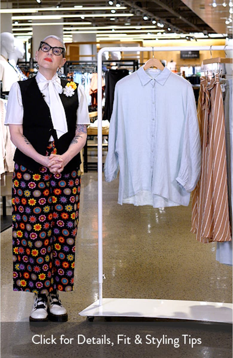 Monty Woven Linen Shirt, sales video thumbnail