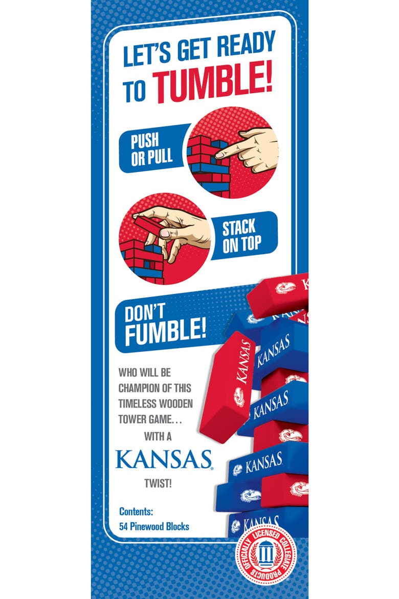 Kansas Jayhawks Tumble Tower, Alternate, color, Multicolor