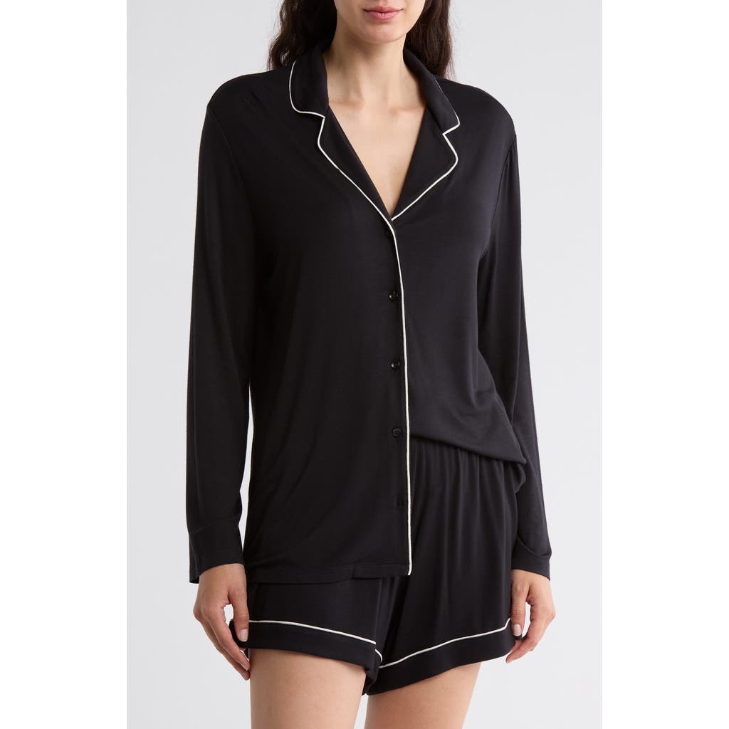 Nordstrom Rack Tranquility Shortie Pajamas In Black