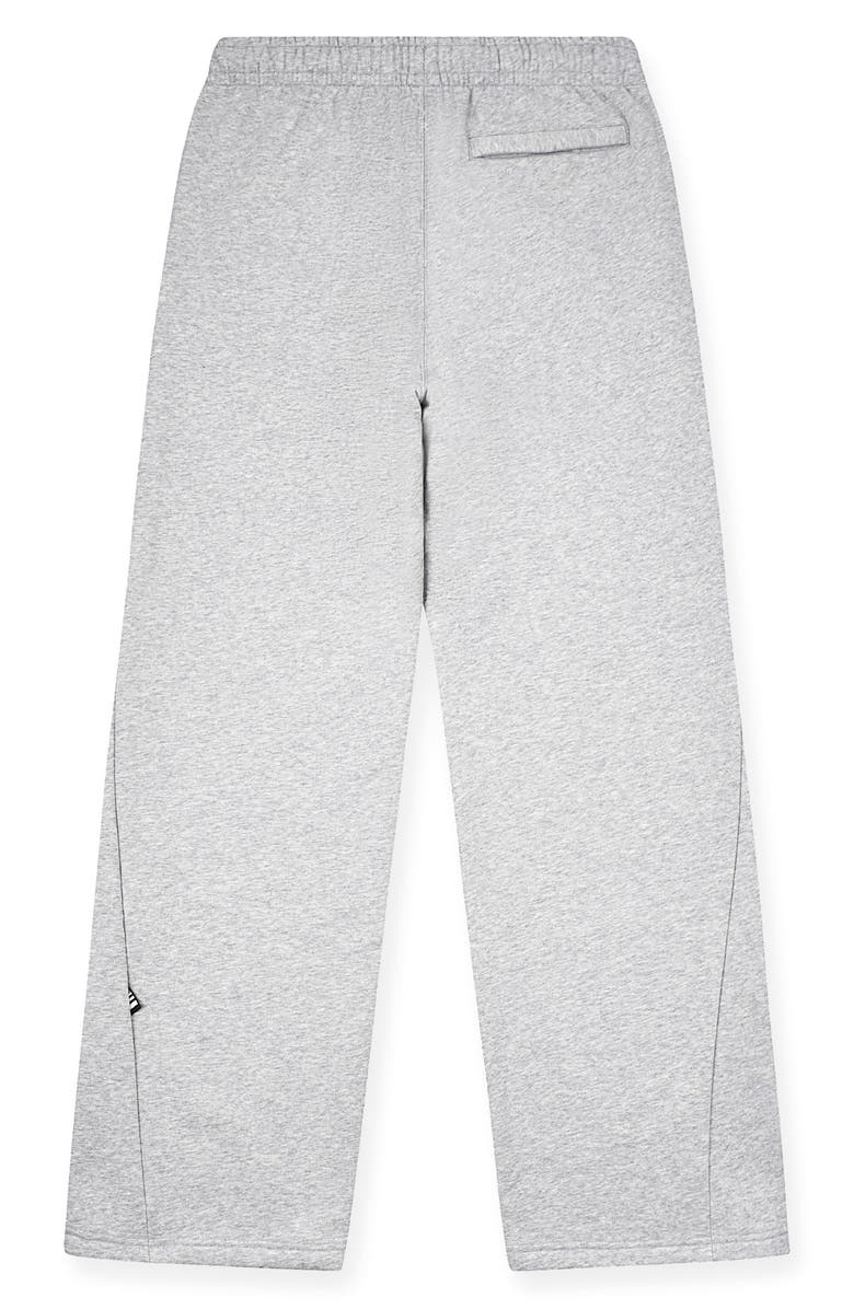 PAPER PLANES Script Weld Logo Open Hem Sweatpants, Alternate, color, Heather Grey
