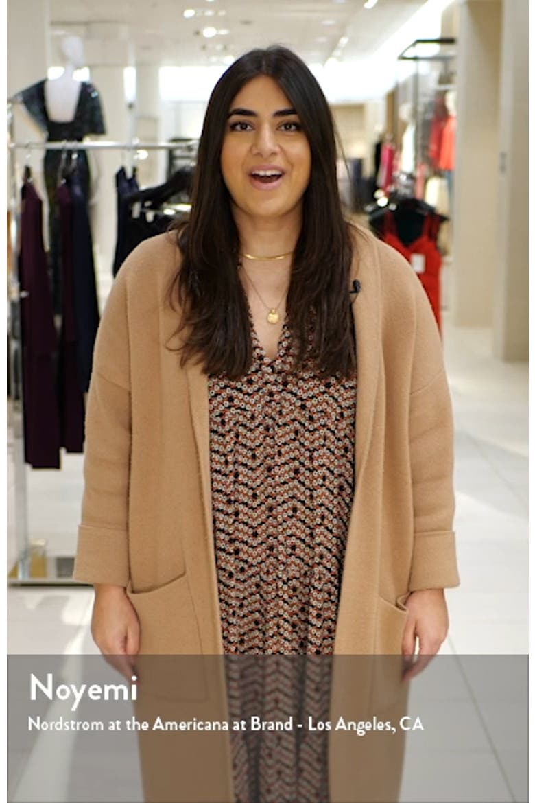 Pleated Faux Leather Midi Skirt video
