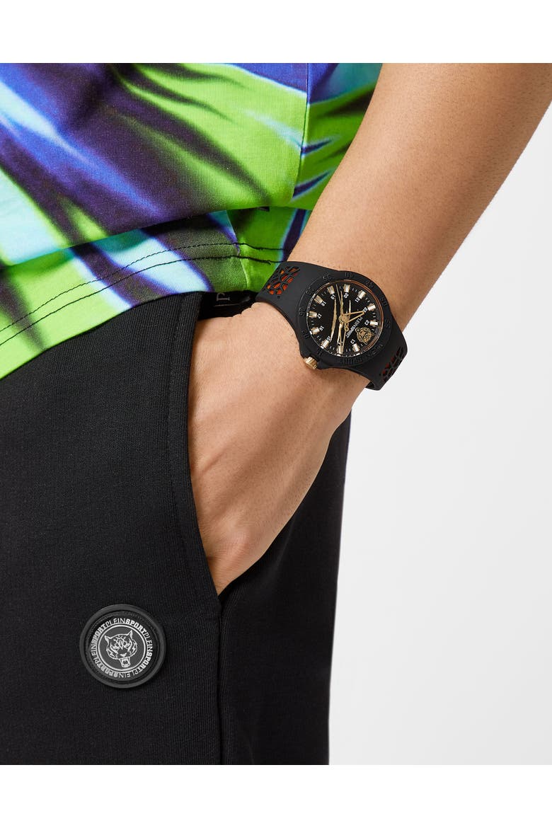 Watches Thunderstorm Unisex, Alternate, color, black/goldenrose