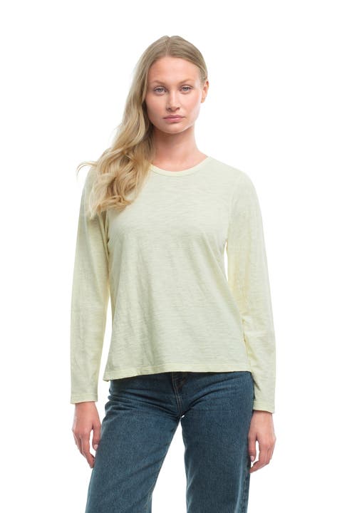 Baby Fit Long Sleeve Shrunken Crew Top