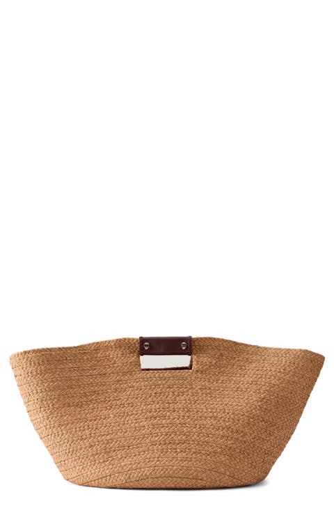 Leonor Braided Foldable Raffia Tote