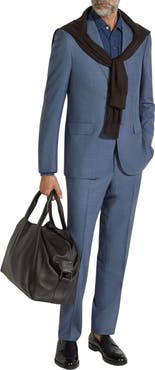 ZEGNA Plaid Centoventimila Wool Suit